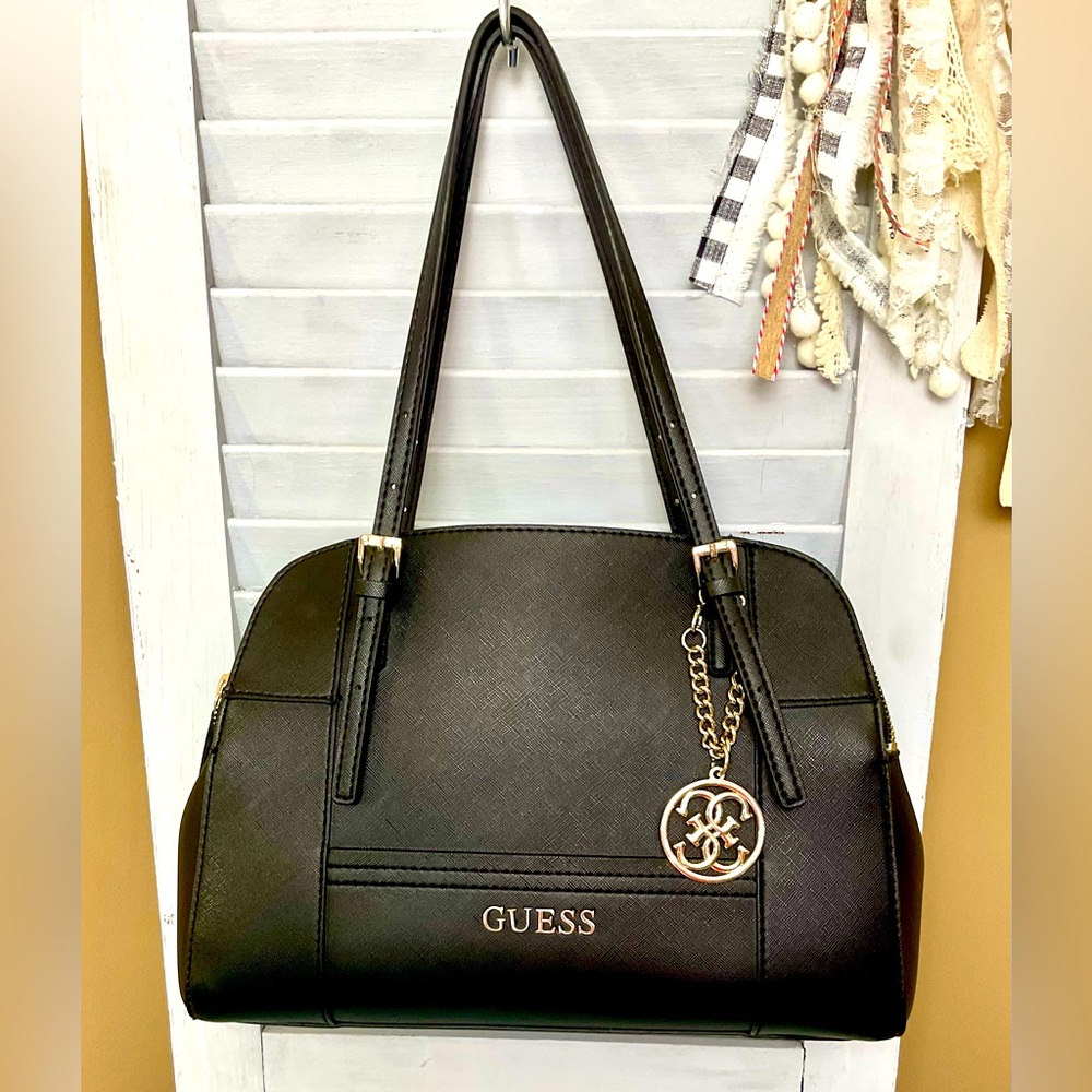 GUESS Huntley Black Cali Satchel